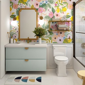 Цветная и яркая ванная комната: как преобразить санузел в Восходе - voskhod.mebel54.com | фото