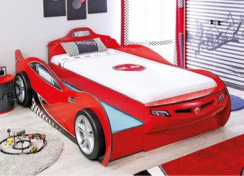 CARBED Кровать-машина Coupe с выдвижной кроватью Red 20.03.1306.00 в Восходе - voskhod.mebel54.com | фото