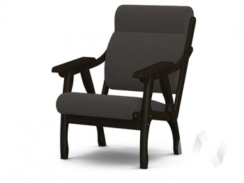 Кресло Вега-10 (венге лак/ULTRA GRAFIT) в Восходе - voskhod.mebel54.com | фото