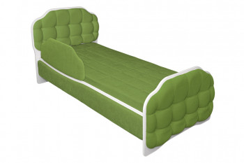 Кровать 160 Атлет 76 Зелёный (мягкий бортик) в Восходе - voskhod.mebel54.com | фото