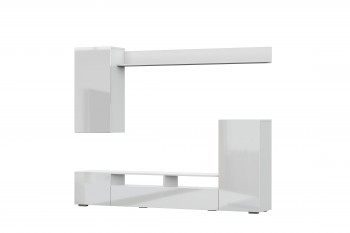 Мебель для гостиной МГС 4 (Белый/Белый глянец) в Восходе - voskhod.mebel54.com | фото
