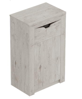 Тумба с дверцей и ящиком Соренто Дуб бонифаций/Кофе структурный матовый в Восходе - voskhod.mebel54.com | фото
